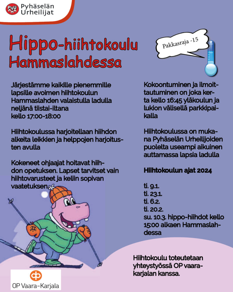 Hippo-hiihtokoulu 2024