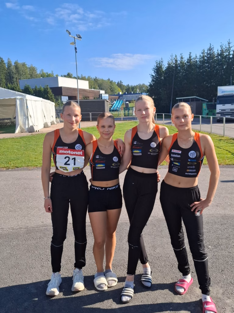 PyU:n tytöille kelpo sijoituksia SM-viesteissä